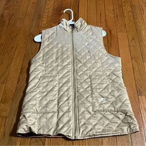 Quilted Tan Vest for Women